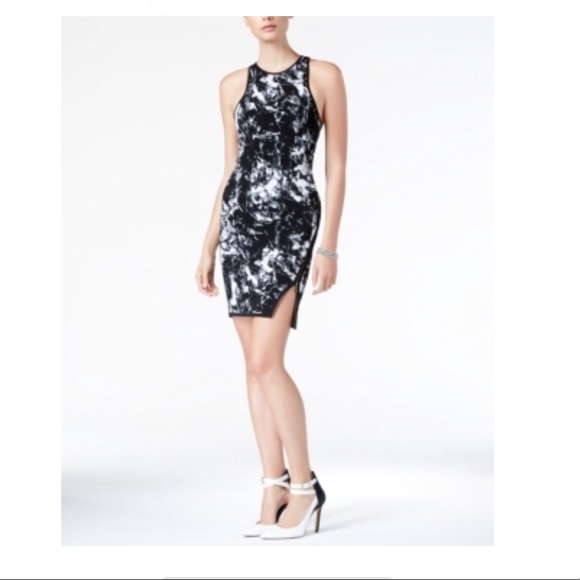 Guess Dresses & Skirts - Guess Printed Zip-Detail Dress